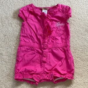 Baby girl Guess romper 12 months